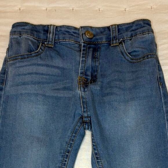 7 For All Mankind Skinny Jeans Girls 3T | Blue Denim Chambray Lightweight - Picture 2 of 8